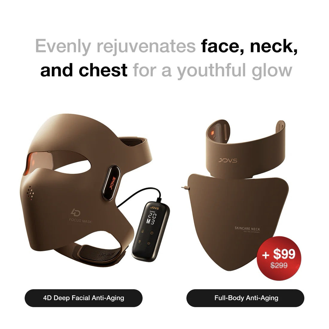 JOVS 4D Laser Light Therapy Mask