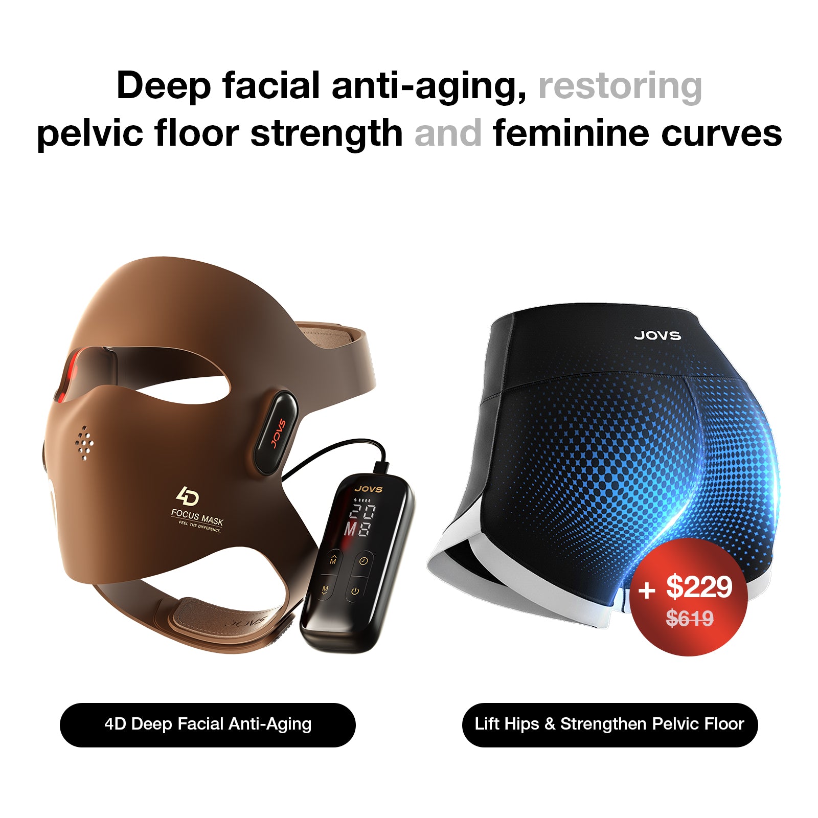 JOVS 4D Laser Light Therapy Mask